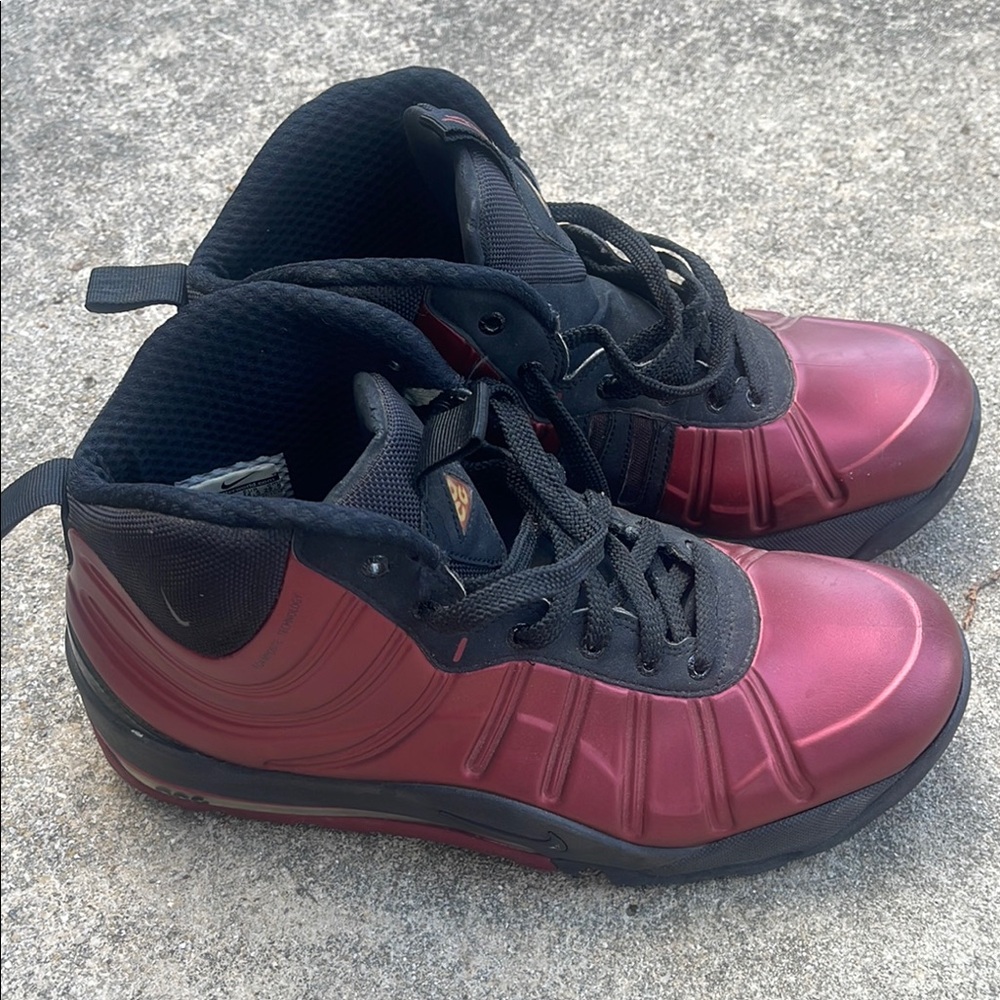 Nike Black and Burgundy ACG Sneakers